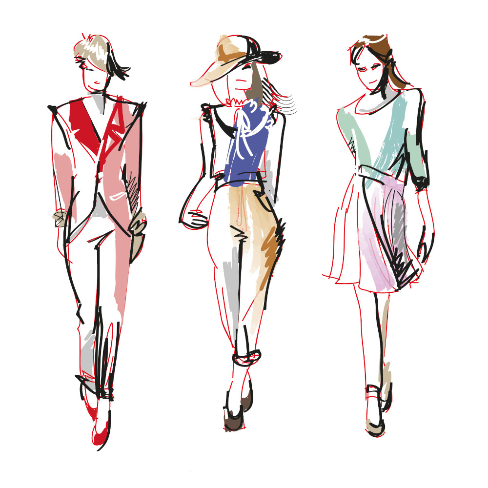 Как рисовать fashion illustration